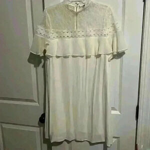 Express Size M White Dress- perfect for brides!